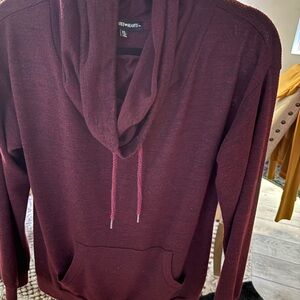 Fred David Burgundy Cowl Neck Sweater